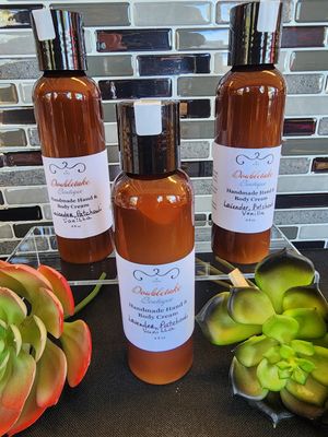 DTB Handmade Hand &amp; Body Cream (4oz)- Lavender Patchouli Vanilla