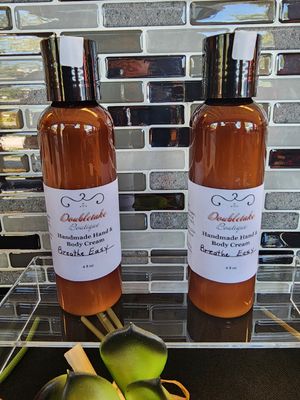 DTB Handmade Hand &amp; Body Cream (4oz)- Breathe Easy