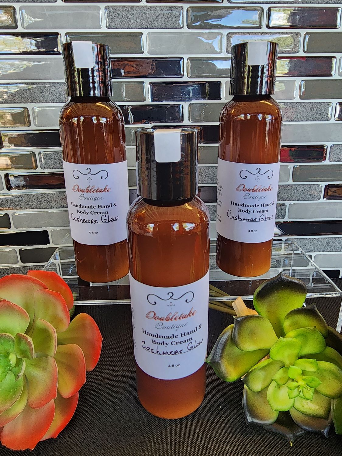 DTB Handmade Hand &amp; Body Cream (4oz)- Cashmere Glow