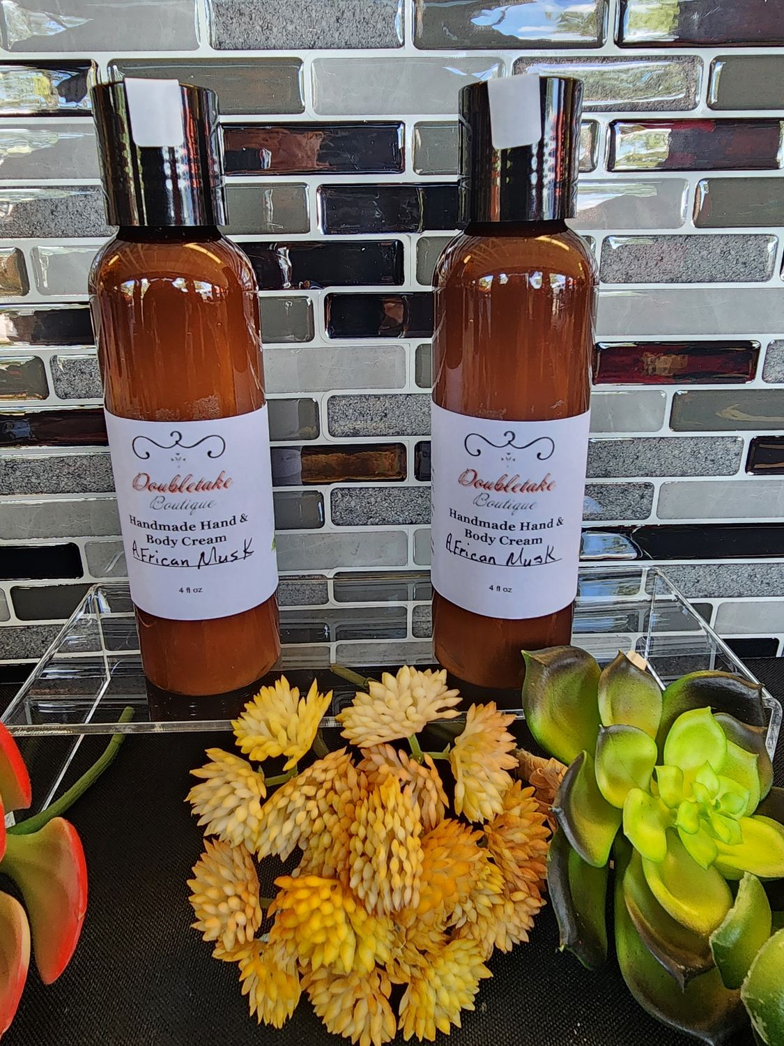 DTB Handmade Hand &amp; Body Cream (4oz)- African Musk