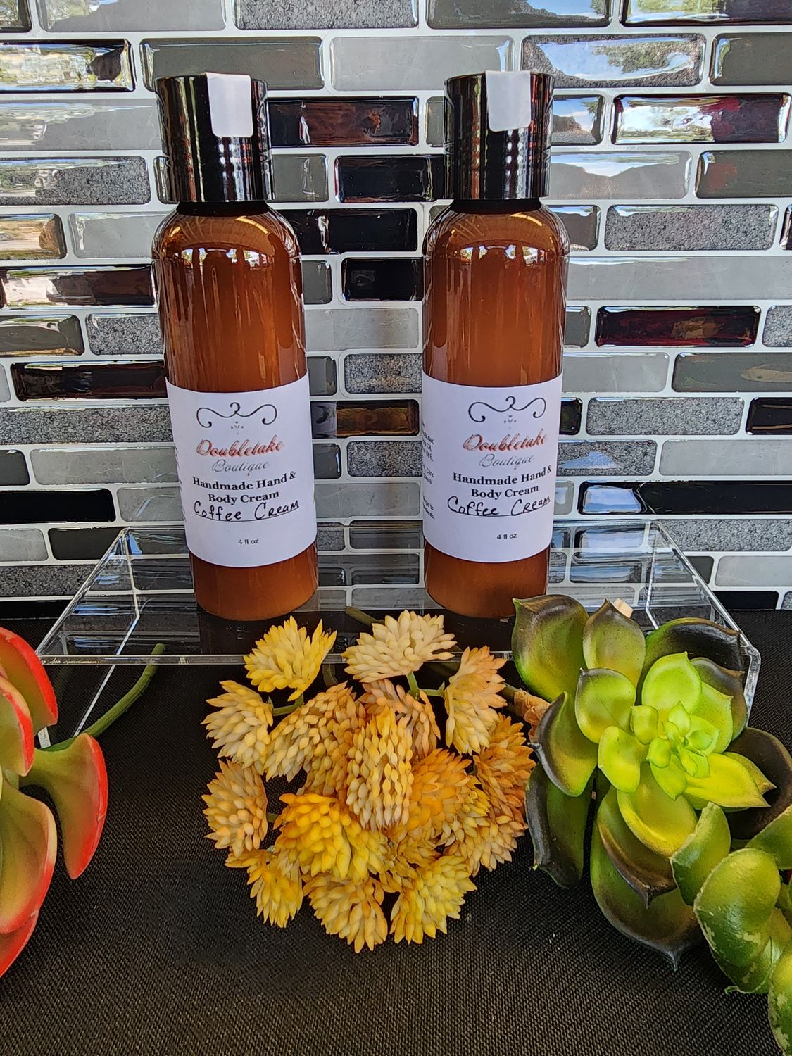DTB Handmade Hand &amp; Body Cream (4oz)- Coffee Cream