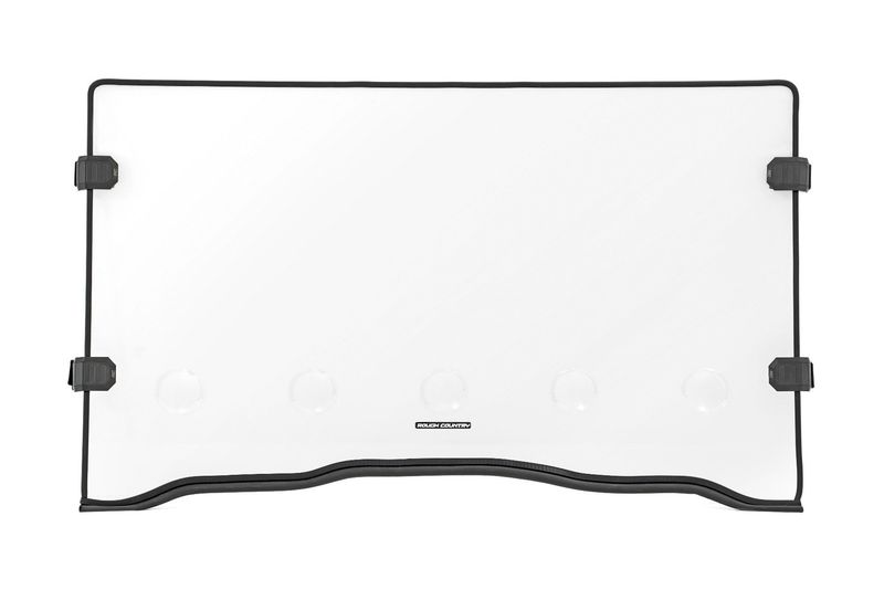 Vented Full Windshield | Scratch Resistant | Honda Pioneer 1000