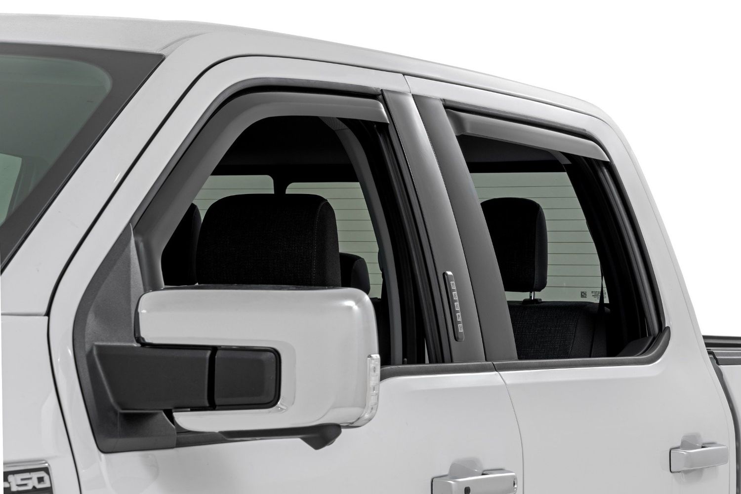 Side Window Deflectors | In Channel Rain Guard | Ford F-150 (15-24) | F-250/F-350 Super Duty (17-24) Side Window Deflectors | In Channel Rain Guard | Ford F-150 (15-24) | F-250/F-350 Super Duty (17-24)