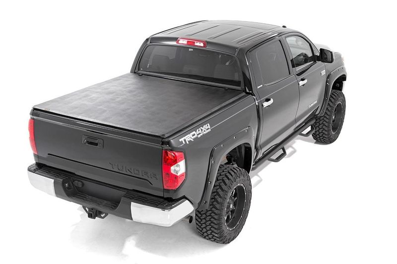 Soft Tri-Fold Bed Cover | 5'7" Bed | No OE Rail | Toyota Tundra (07-25)