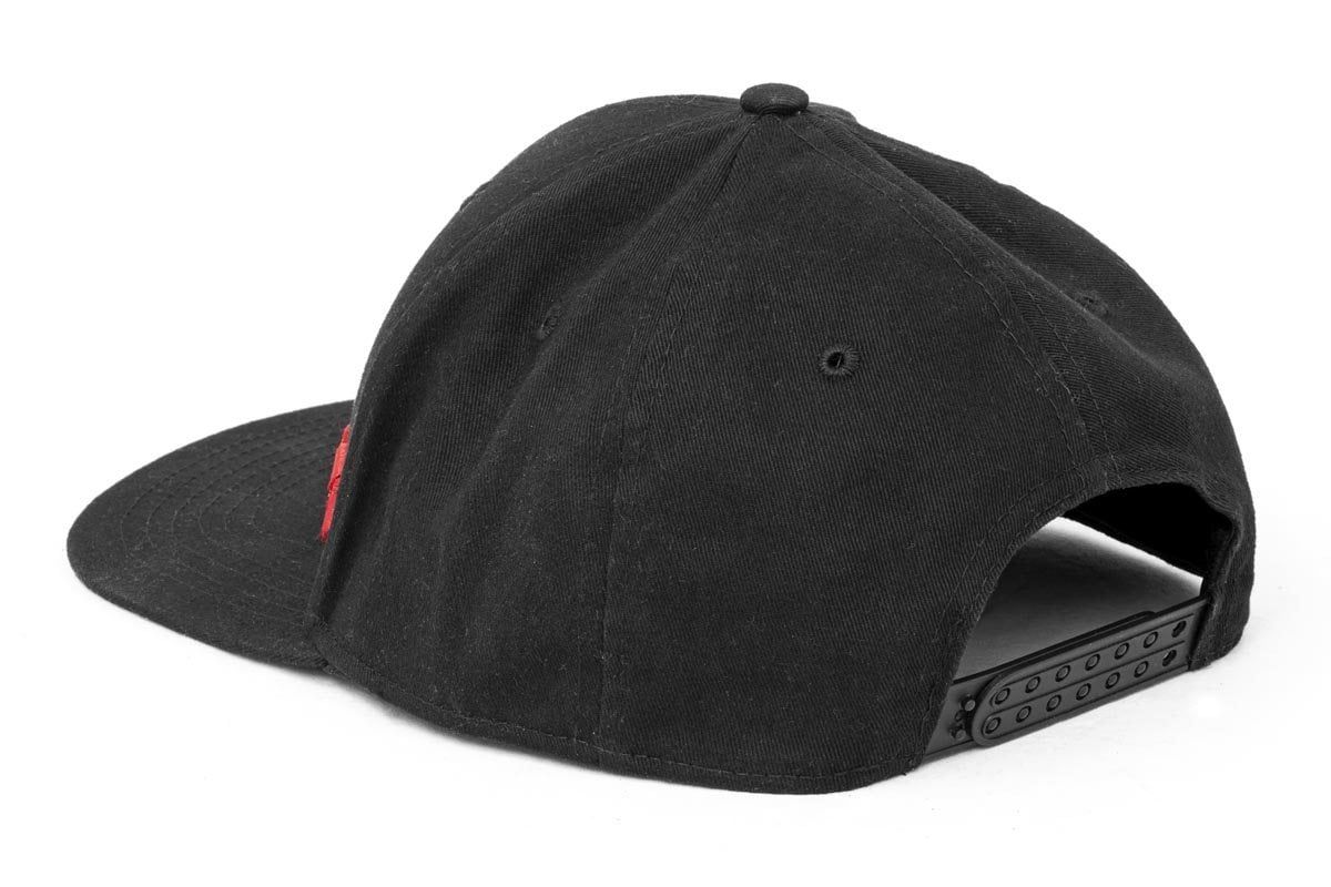 Rough Country Hat | Flat Bill | Red Logo | Black