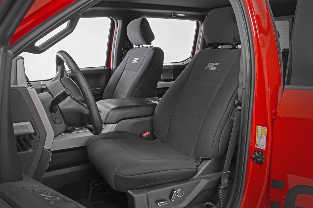 Seat Covers | FR Bucket and RR Bench | Ford F-150/Lightning/F-250/F-350 (15-23)