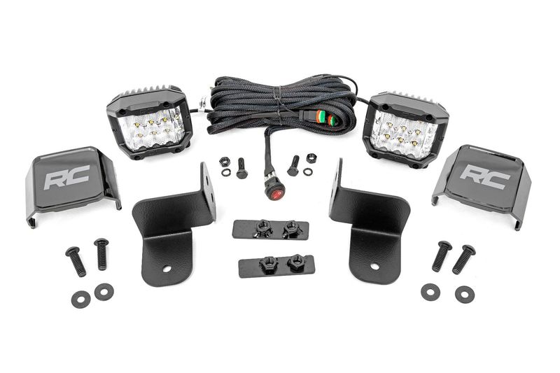 Polaris Rear Facing 3-Inch Wide Angle LED Kit | Polaris Ranger 1000/Ranger XP 1000