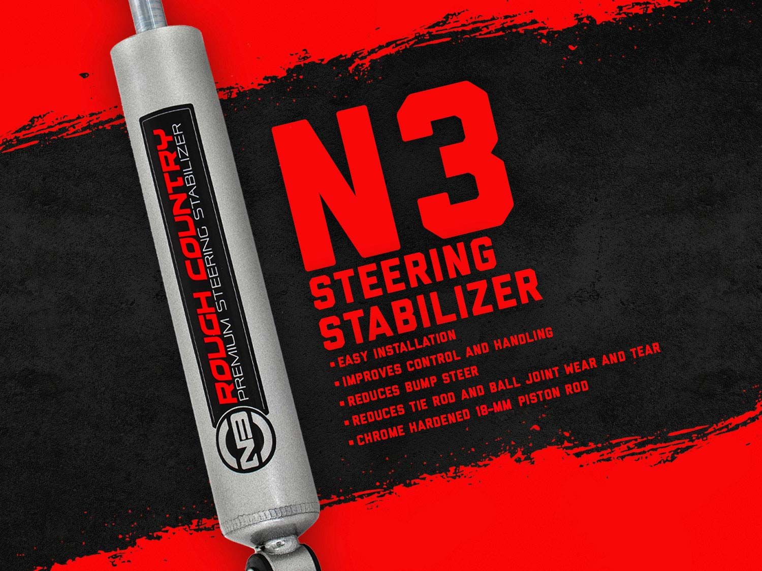 N3 Steering Stabilizer | Jeep Grand Wagoneer/J10 Truck/J20 Truck/Wagoneer (74-90) N3 Steering Stabilizer | Jeep Grand Wagoneer/J10 Truck/J20 Truck/Wagoneer (74-90)