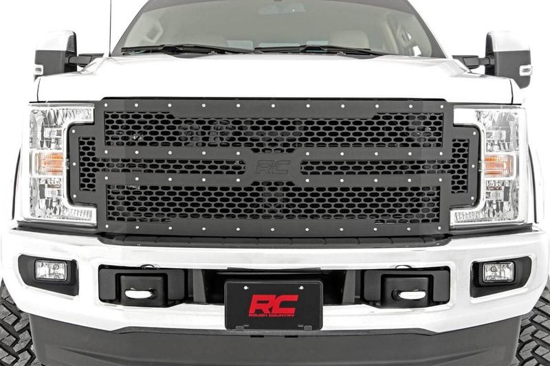 Mesh Grille | Ford F-250/F-350 Super Duty 2WD/4WD (2017-2019)