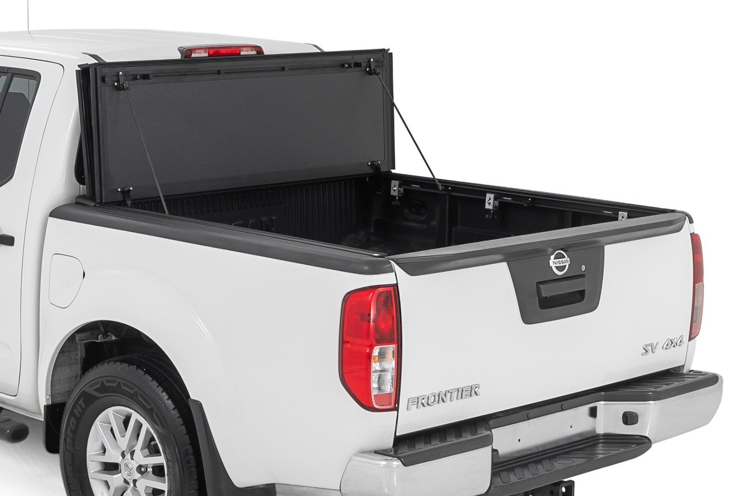 Hard Tri-Fold Flip Up Bed Cover | 5' Bed | Nissan Frontier 2WD/4WD (05-21) Hard Tri-Fold Flip Up Bed Cover | 5' Bed | Nissan Frontier 2WD/4WD (05-21)