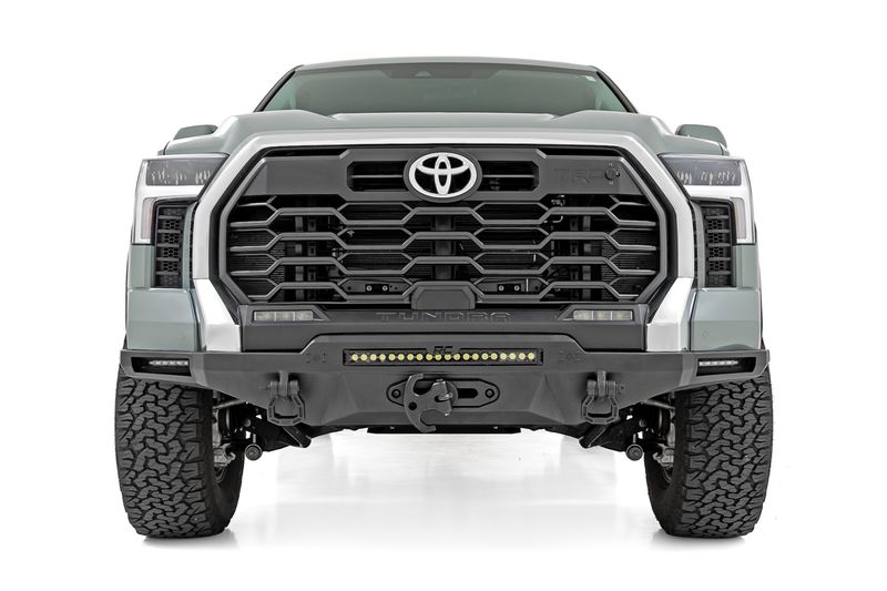 Hybrid Front Bumper | 12000S | Blk LED w/ White DRL | Toyota Tundra 2WD/4WD (2022-2025)
