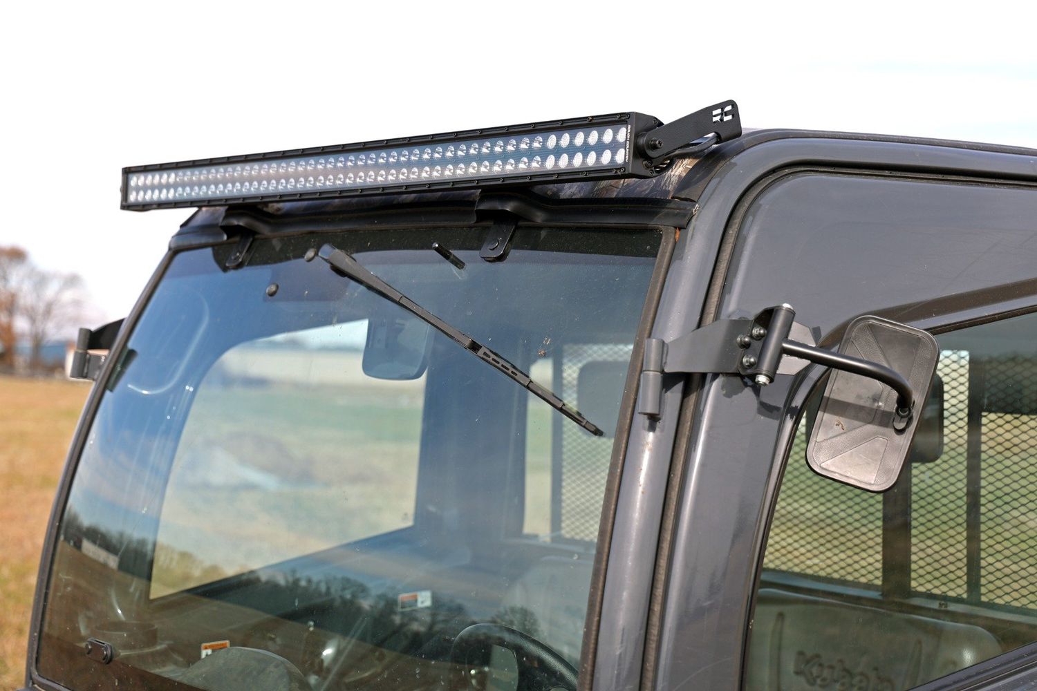 LED BlackSingle Row DRL Light Bar Kit | 50 Inch | Kubota RTV-X900