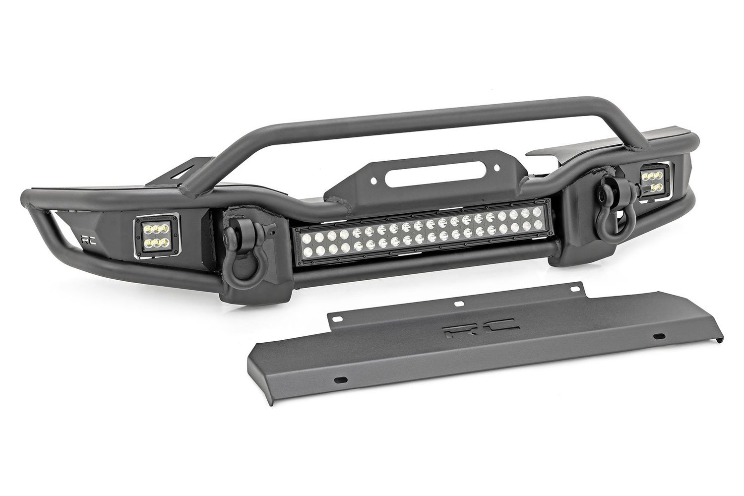 Front Winch Bumper | Tubular | Skid Plate | Jeep Gladiator JT/Wrangler JK & JL/Wrangler Unlimited