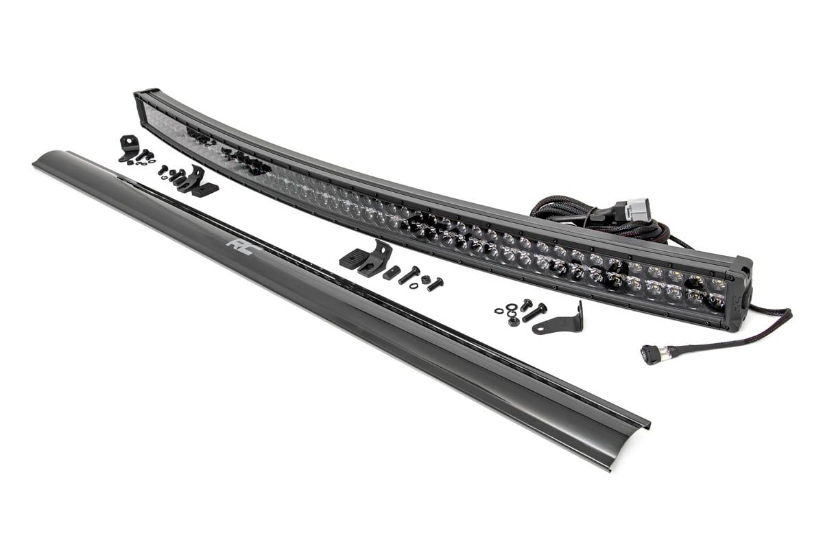 54 Inch Black Series LED Light Bar | Curved | Dual Row | Cool White DRL 54 Inch Black Series LED Light Bar | Curved | Dual Row | Cool White DRL