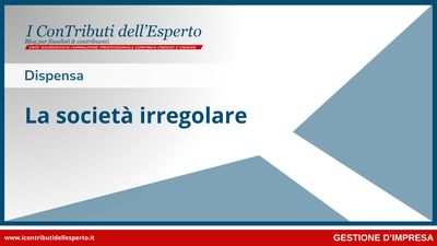 La società irregolare