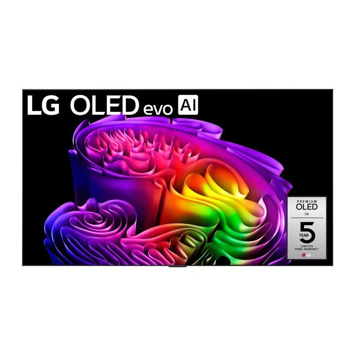 LG OLED evo AI G6 4K Smart TV 2026 with Supplied Flush Wall Mount