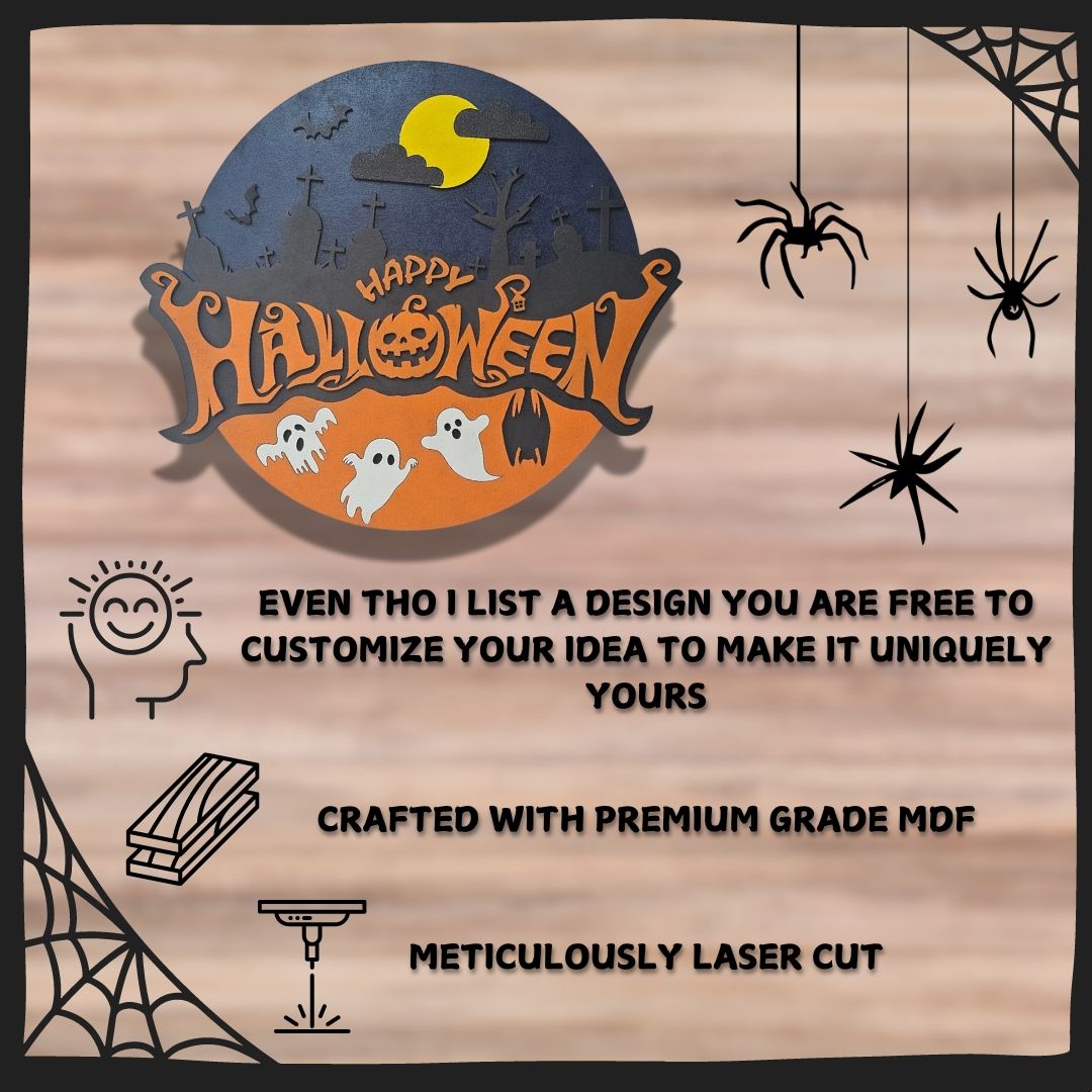 Cemetery Halloween Sign