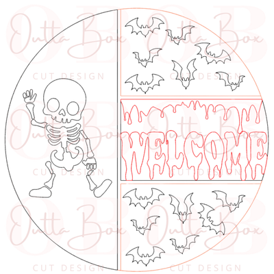 Skeleton Sign SVG