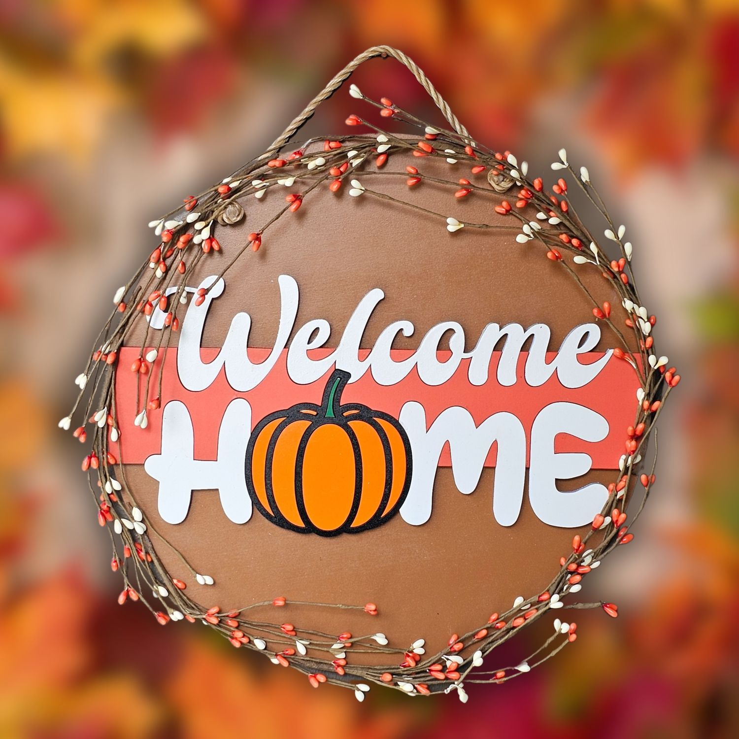 Pumpkin Seeds Welcome Sign