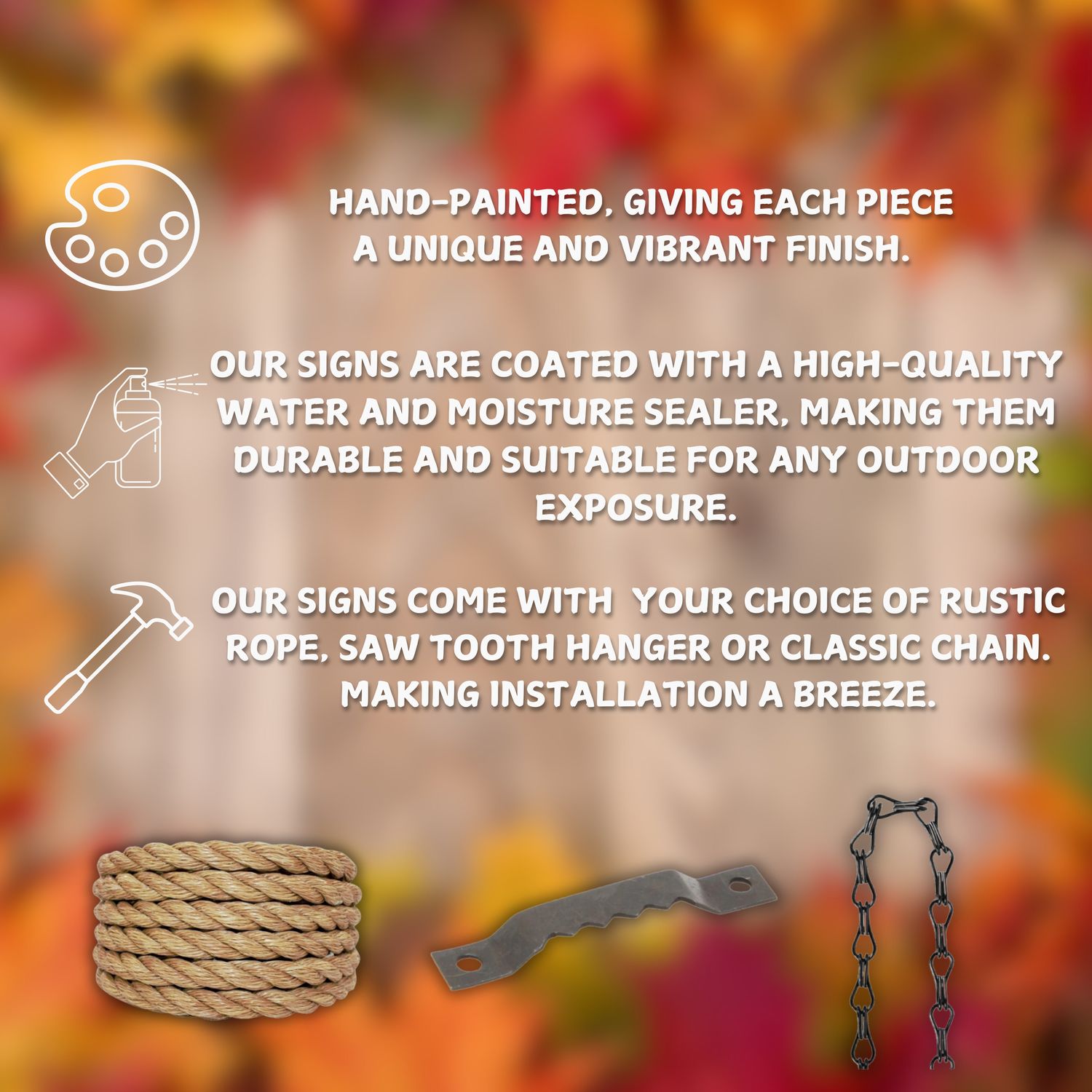 Pumpkin Seeds Welcome Sign