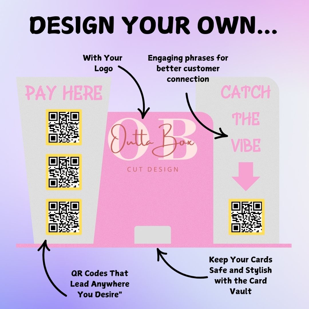 Multi Panel QR Code Display Sign