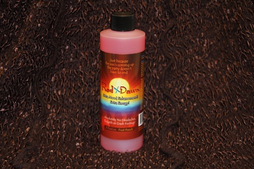 Red Dawn Extra Mood Enhancement Energy Drink! 8 oz. Fruit Punch