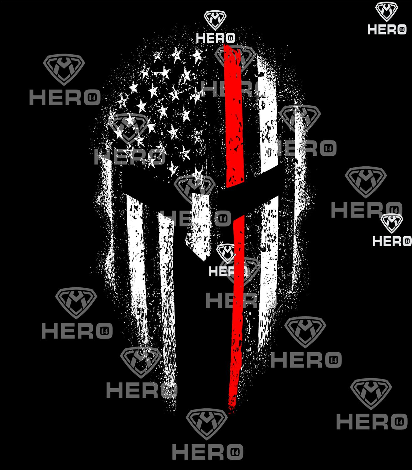 Red Spartan Logo Helmet face, Patriotic Spartan Flag Digital download file