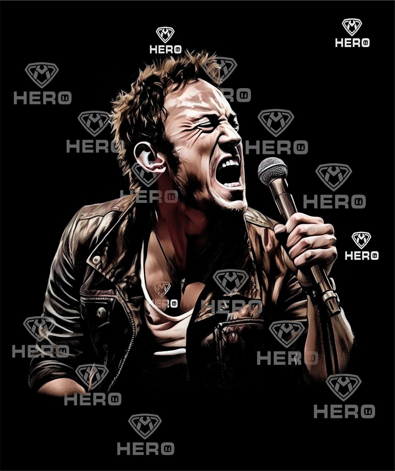 ACDC Gold Shield logo of this Rock band legend Digital download file
