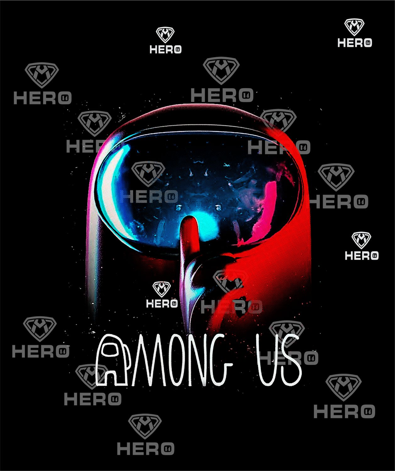 Among us online gaming character digital download file