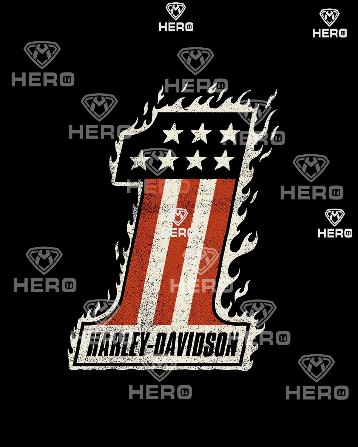 The Worlds no. 1 Bike Harley Davidson One logo digital download file