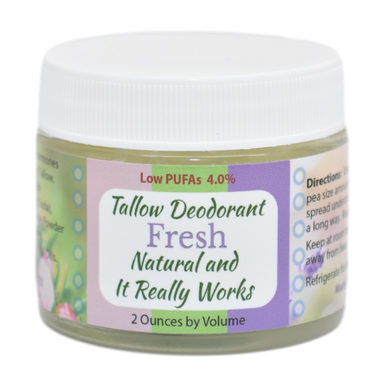 Tallow Deodorant Fresh from Creatrix Solutions