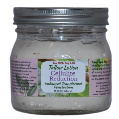 Tallow Lotion - Cellulite Reduction (16 oz) from Creatrix Solutions