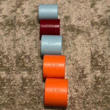 Sizing kit includes 3 inch long cushions in five diameters:  2.75, 3.00, 3.25, 3.50 and 3.75 inch; …