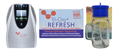 The Ozone Water Sterilizer - Food &amp; Enema Prep Kit consists of  a Tri-Oxy FRESH 800 mg/hr and a Tri…
