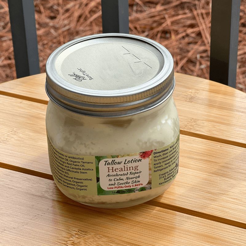 Tallow Lotion - Healing (16 oz)
