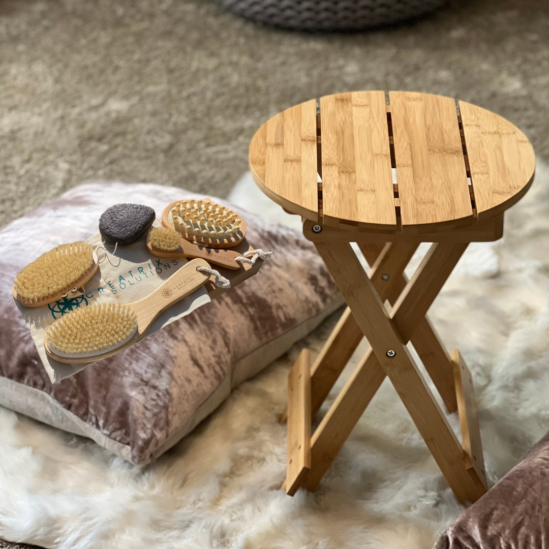 Dr. Rimka Stool and Brush Set