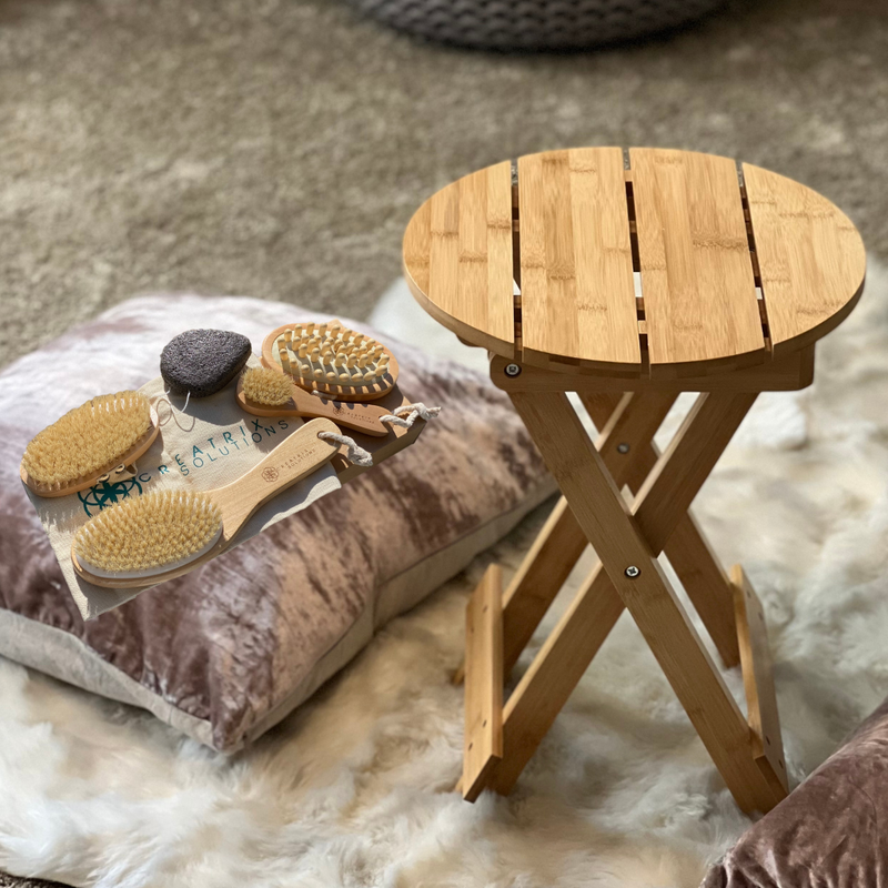 Dr. Rimka Stool and Brush Set