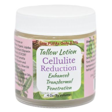 Tallow Lotion Cellulite Reduction by Creatrix Solutions