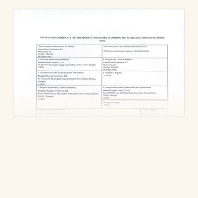 Bamboo Cotton Fleece Certificate-55