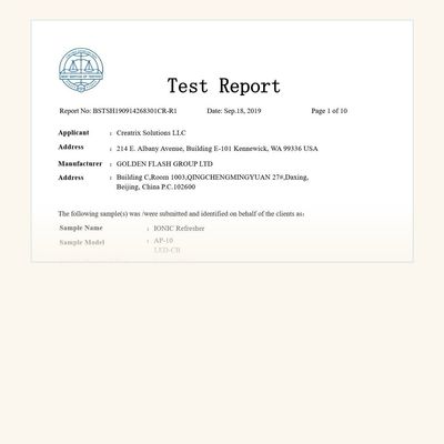 IONIC Refresher RoHS Report-755