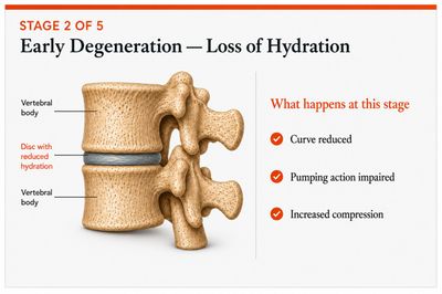 Five Stages of Disc Degeneration as a Force Story [2026-10-10 07:00]