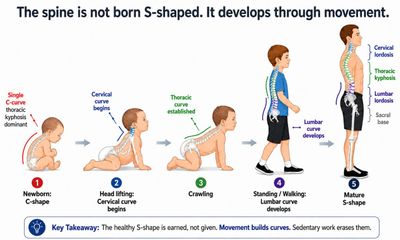 The Spine Is Not Born S-Shaped: How Childhood Movement Builds the Adult Curves [2026-10-14 07:00]