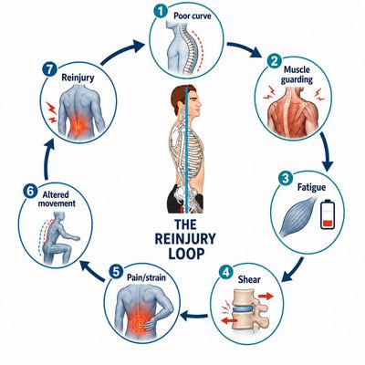 The Reinjury Loop: Why the Spinal Fitness Book Separates Pain Relief From Resolution [2026-10-15 07:00]