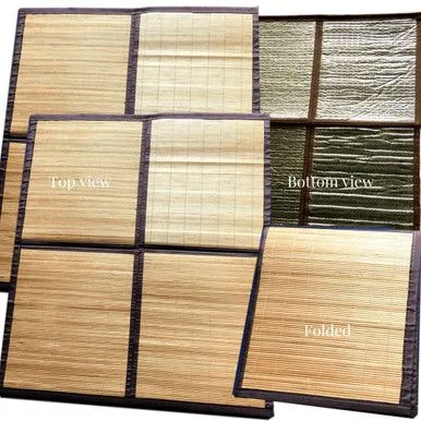 Bamboo Mat Set for Convertible Tent