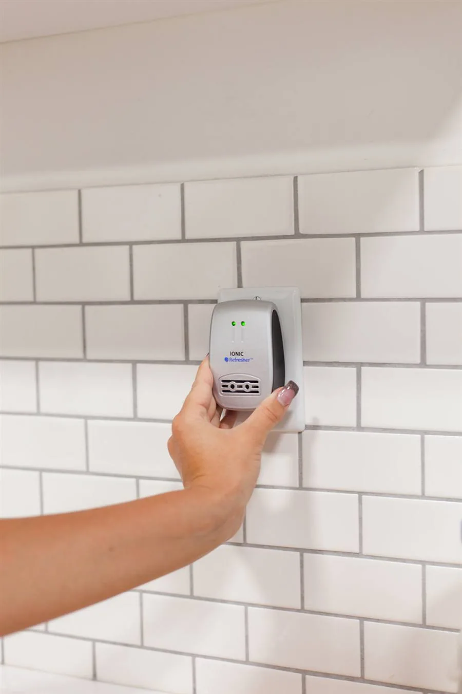 IONIC Refresher being plugged into wall outlet