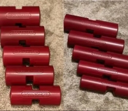 Firm maroon foam rollers
