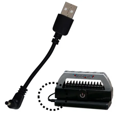 Short USB power cable for Breathe Safe