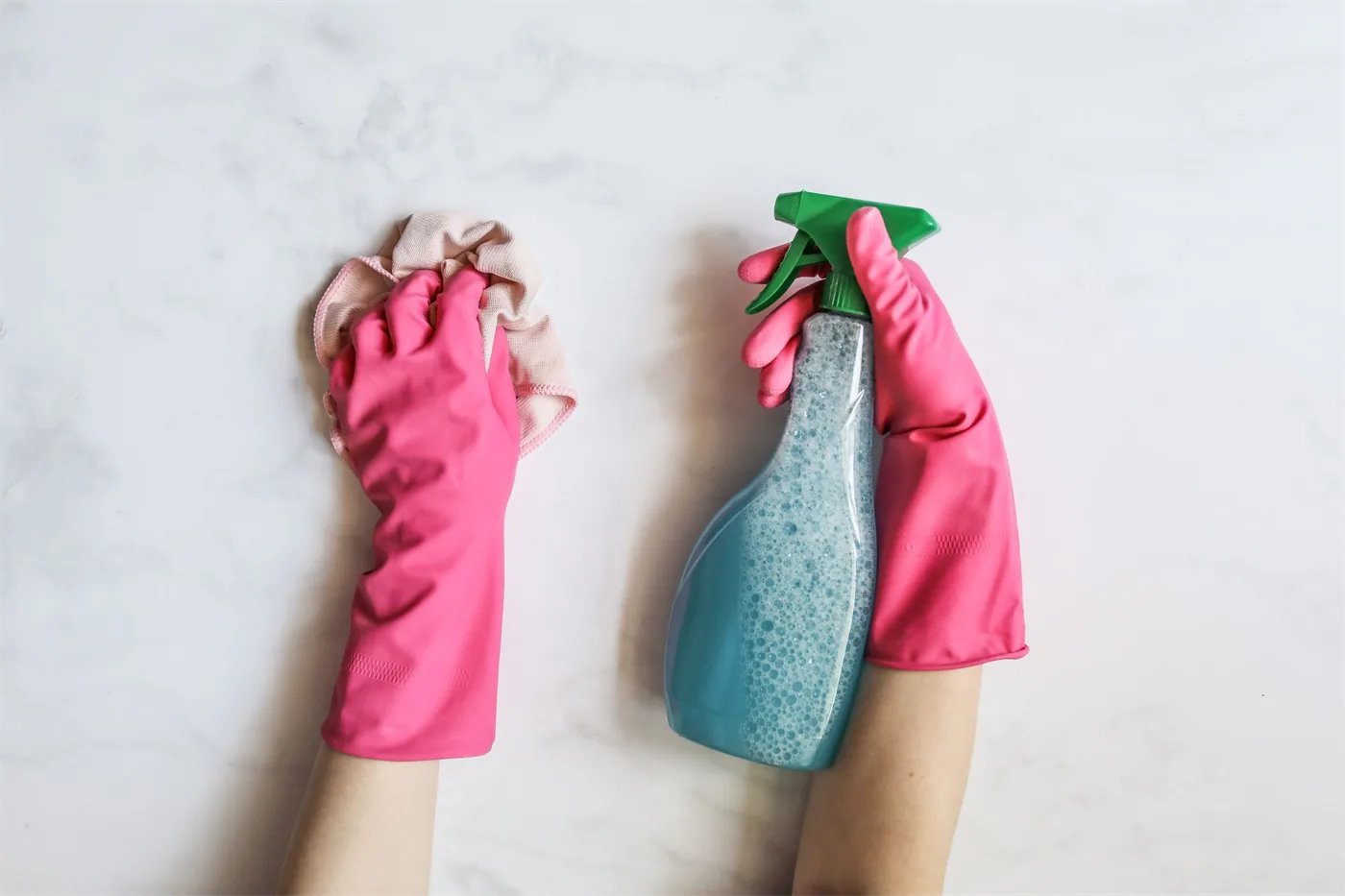 Household cleaning products that may release volatile organic compounds