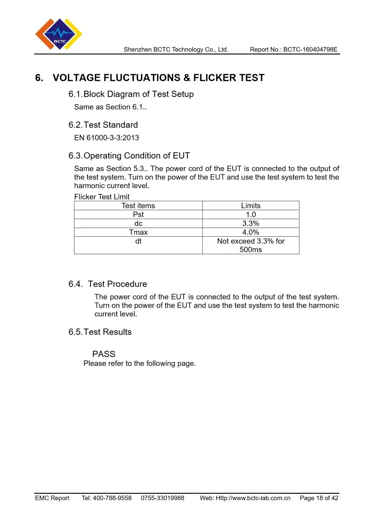Tri-Oxy FRESH EMC Report Page 18