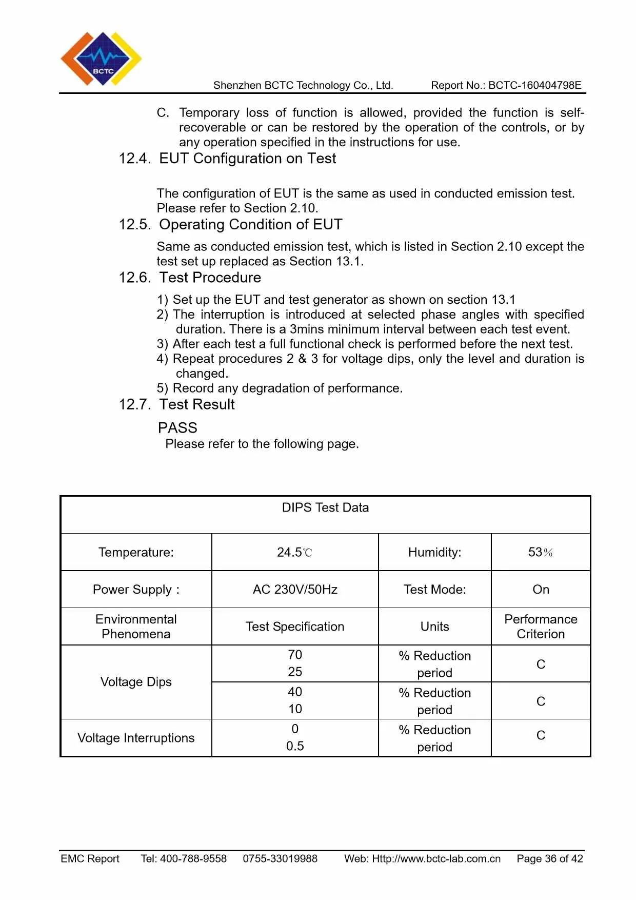 Tri-Oxy FRESH EMC Report Page 36